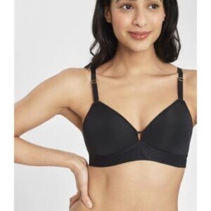 Lively Jet Black High Support Sports Bra Style 42667 Size 36DDD NWT